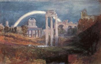 約瑟夫 瑪羅德 威廉 透納 Rome,The Forum with a Rainbow